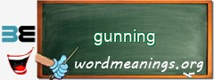 WordMeaning blackboard for gunning